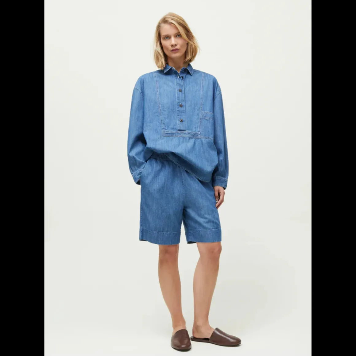Aiayu Shorts Long Denim