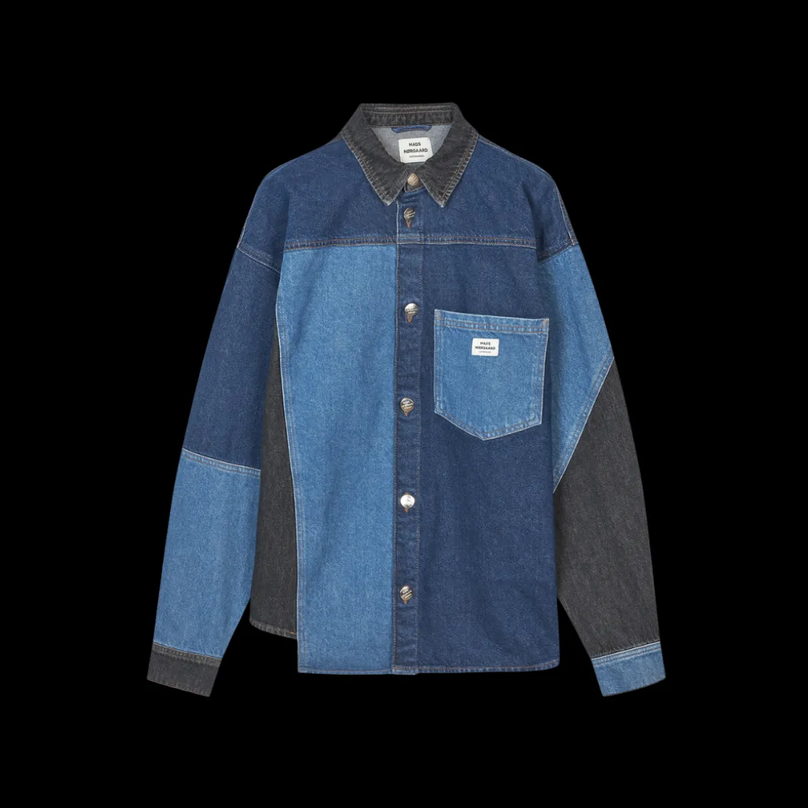 Mads Nørgaard Patch Denim Gisli Shirt