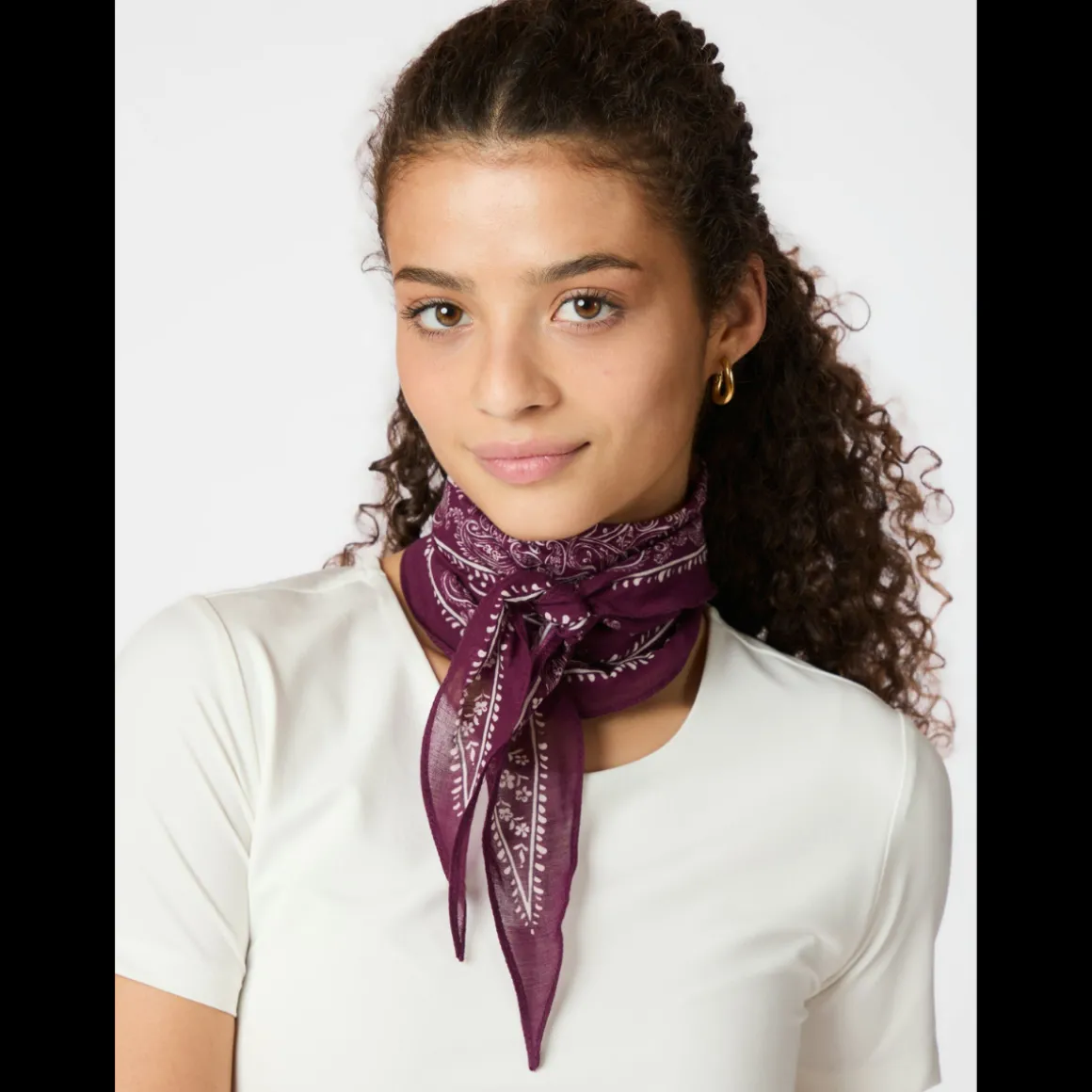Neo Noir Kinessa Paisley Scarf