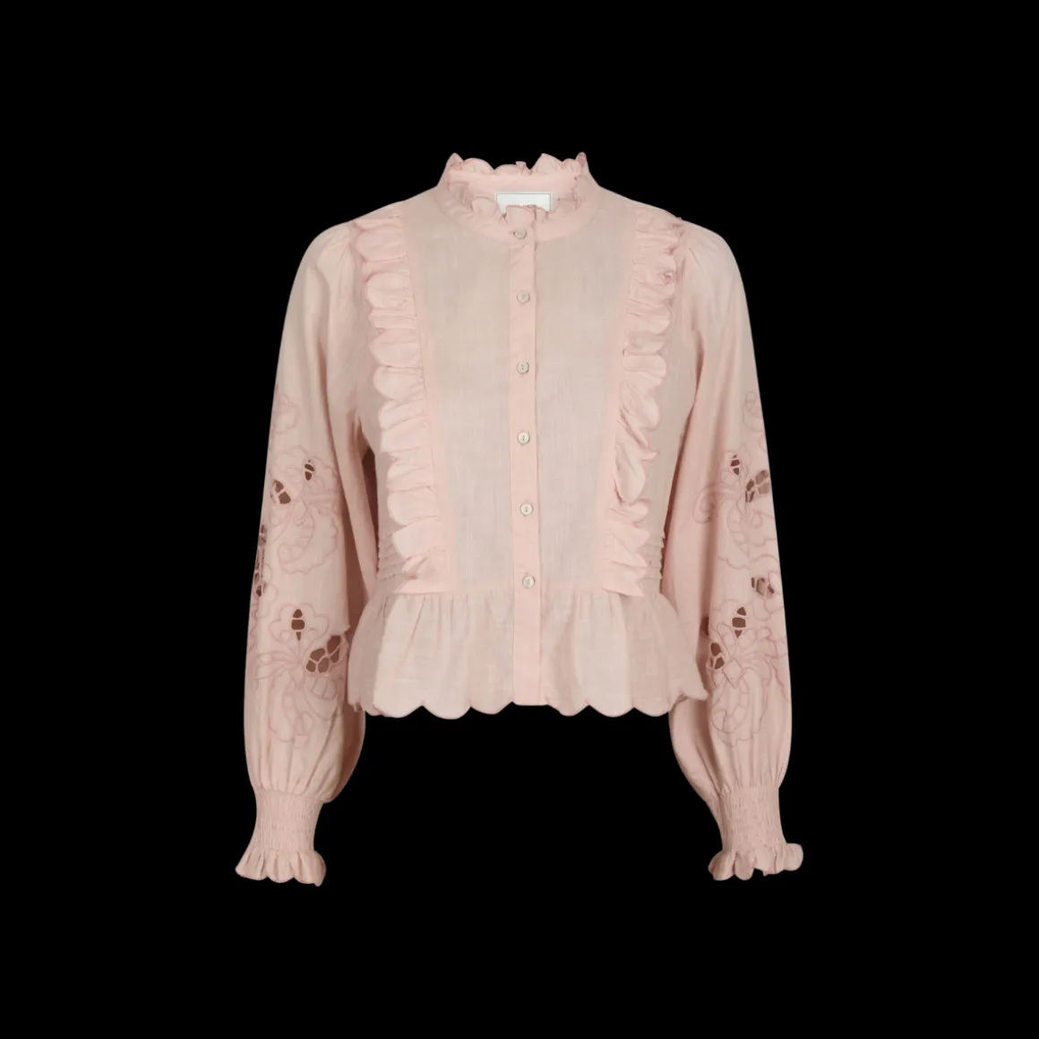 Neo Noir-Petrine Embroidery Blouse