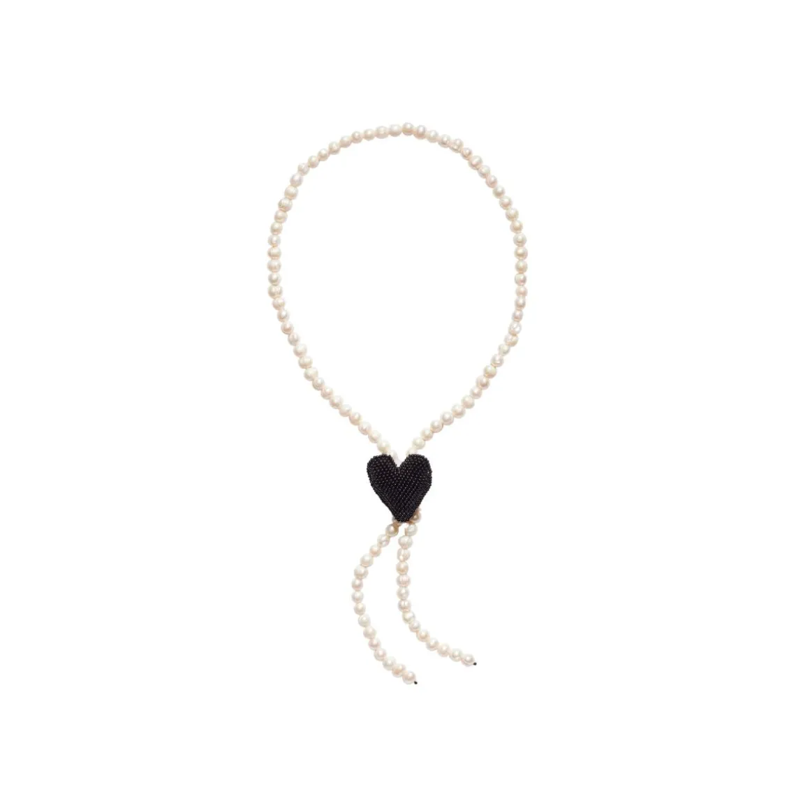 Pura Utz Halskæde Black Heart Texas Tie