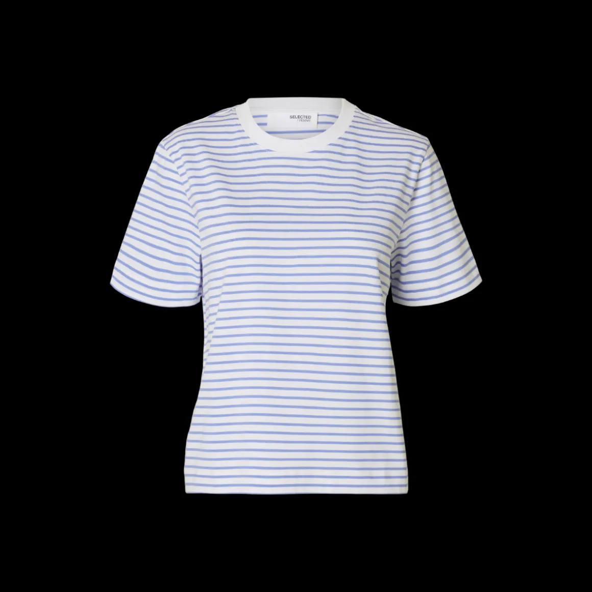 Selected Femme Essential SS Striped Boxy T-shirt